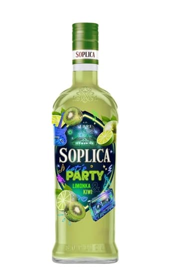 WODKA SOPLICA KIWI LIMONKA 21% 500ML