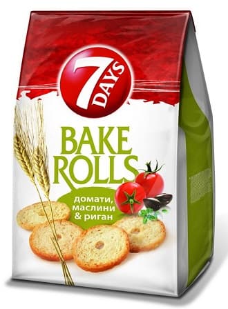 7 DAYS BAKE ROLL TOMATO OLIVE 160G