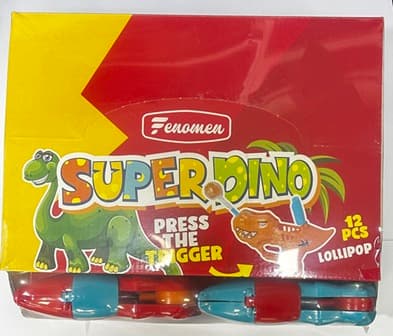 FENOMEN SUPERDINO LOLLIPOP 10GR